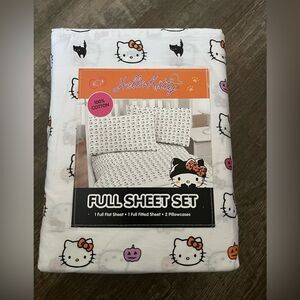 Hello Kitty Halloween Full Size Sheet Set